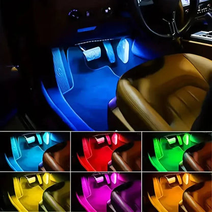 RGB Car Under-Dash & Underfoot LED Lights