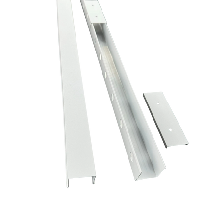 Free Air Shipping for 12mm 1M Long White Permanent Track Aluminum channels