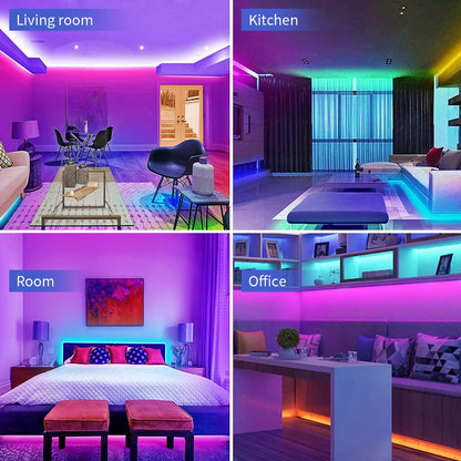 Smart RGB USB LED Strip Light for Bedroom Ambiance