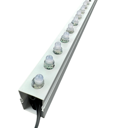 Free Air Shipping for 12mm 1M Long White Permanent Track Aluminum channels