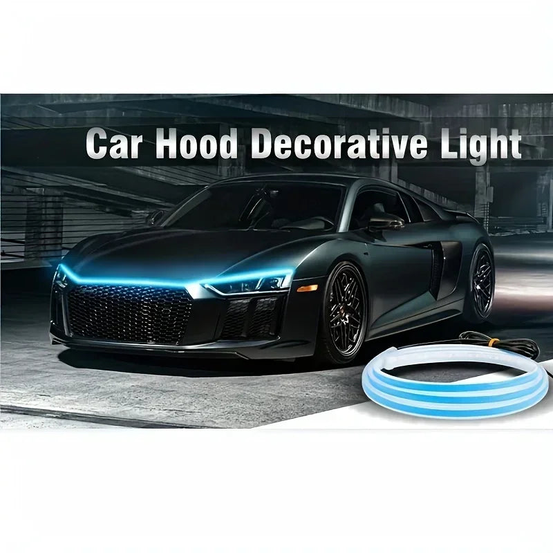 Car LED Hood & Door Decorative DRL Light 12V