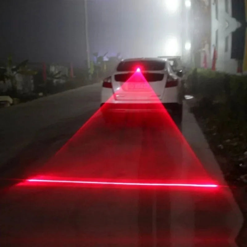 Car LED Laser Rear Fog & Anti-Collision Warning Light