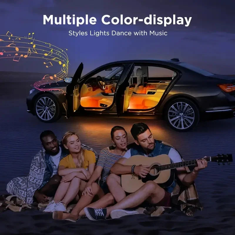 RGB Car Under-Dash & Underfoot LED Lights