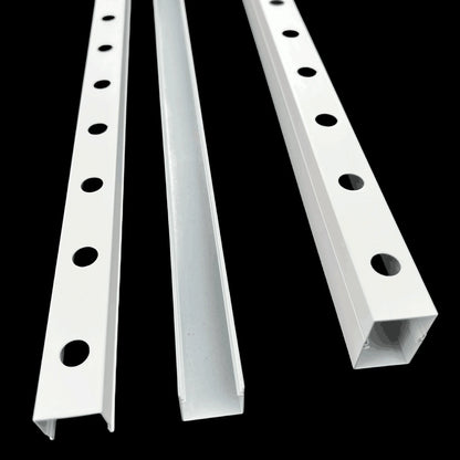 Free Air Shipping for 12mm 1M Long White Permanent Track Aluminum channels
