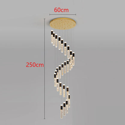 Modern LED Staircase Pendant Chandelier