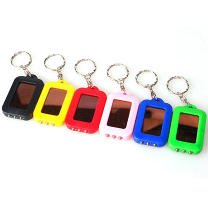 Portable Solar LED Keychain Light