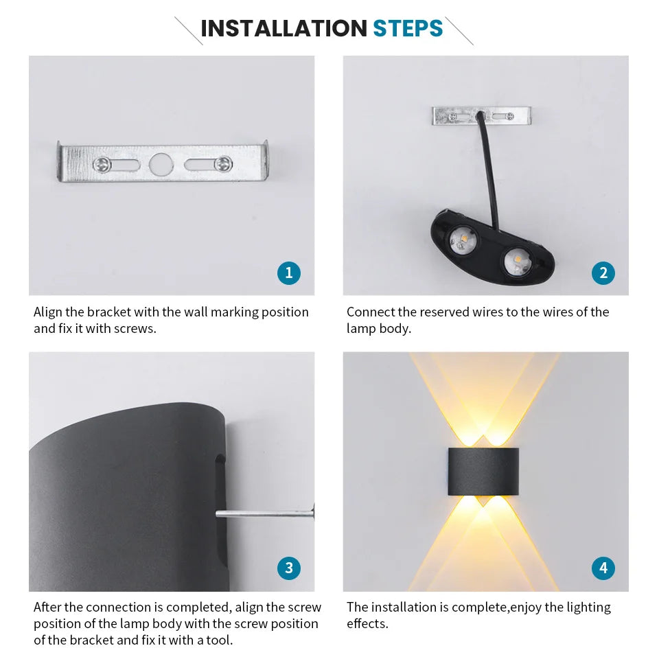 Modern Up & Down LED Wall