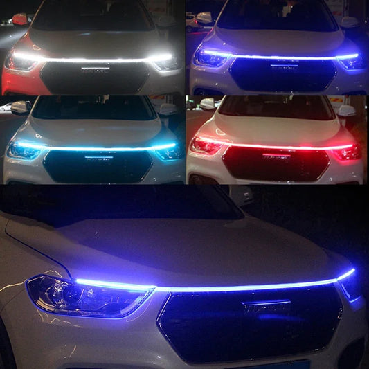 Car LED Hood & Door Decorative DRL Light 12V