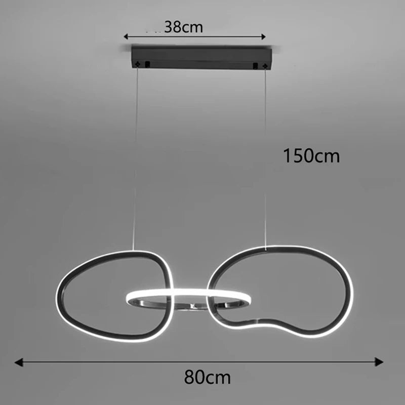 Modern LED Pendant Light for Living & Dining Room