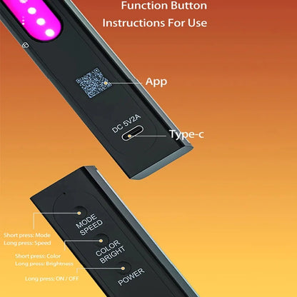 Smart RGB 3D Double-Sided Pickup Ambient Light