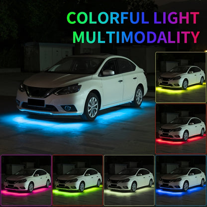 RGB Car LED Light Strips (4pcs) – Universal Interior LED Base Lights